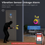 ZD100 Zigbee 3-In-1 Vibration Sensor IP67 Waterproof Tilt Drop Smart Alarm for Security Monitor