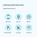MB60L-ZG-ZT-TY Tuya WiFi Smart Gardinmotor Elektrisk Rullegardinsmotor Stemmestyring Elektrisk Gardinstyring