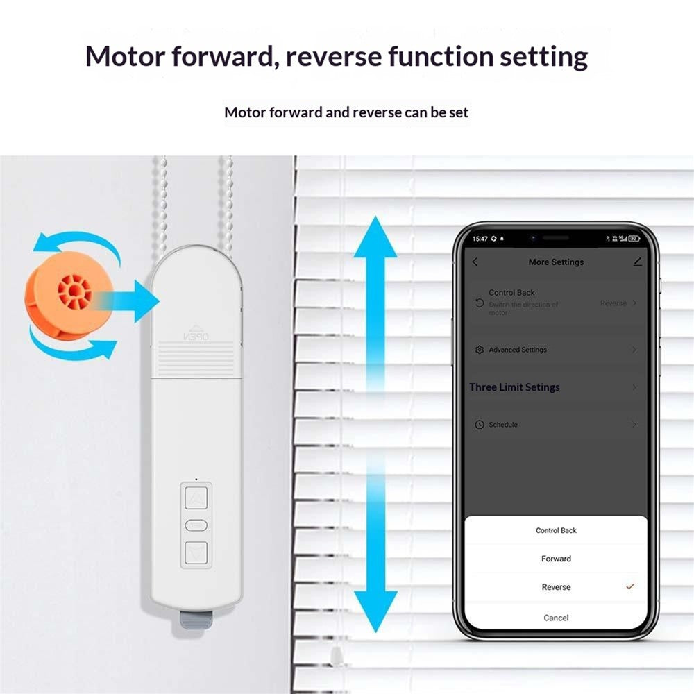 MB60L-ZG-ZT-TY Tuya WiFi Smart Gardinmotor Elektrisk Rullegardinsmotor Stemmestyring Elektrisk Gardinstyring