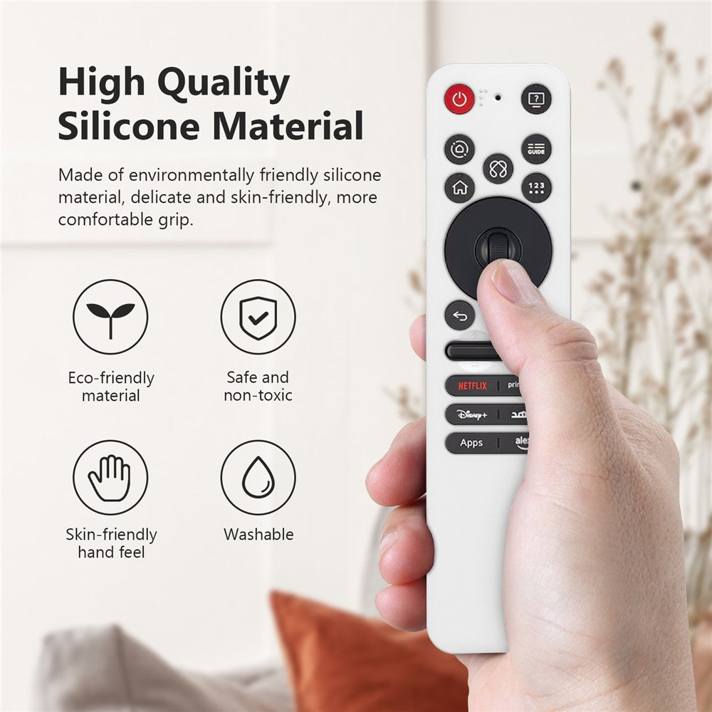 Til LG MR25GA TV-fjernbetjening Silikoneetui Diamanttekstur Stødsikkert Anti-slip Beskyttelsescover