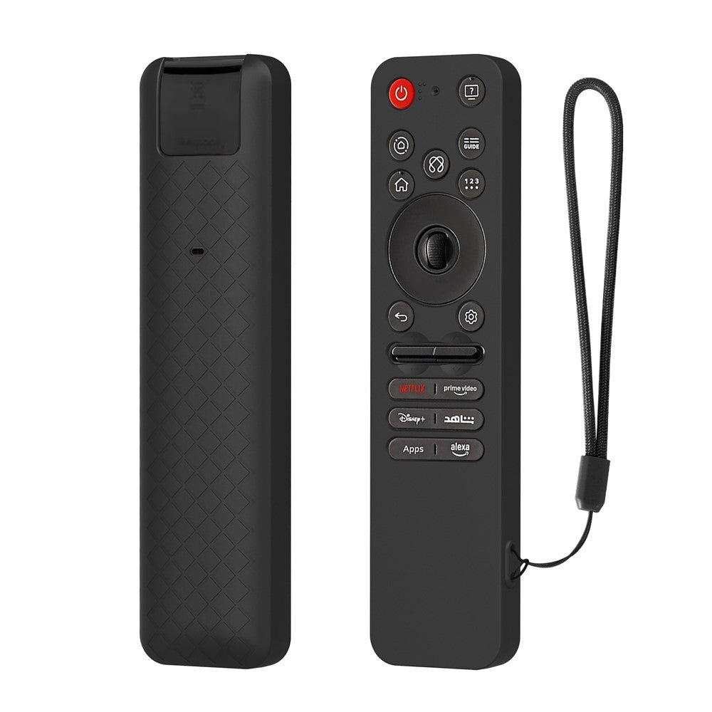 Til LG MR25GA TV-fjernbetjening Silikoneetui Diamanttekstur Stødsikkert Anti-slip Beskyttelsescover
