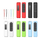 Silicone Case for Samsung BN59-01432A / BN59-01432J / BN59-01480L Remote Control Shockproof Anti-slip Protective Cover with Lanyard