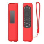 Silicone Case for Samsung BN59-01432A / BN59-01432J / BN59-01480L Remote Control Shockproof Anti-slip Protective Cover with Lanyard