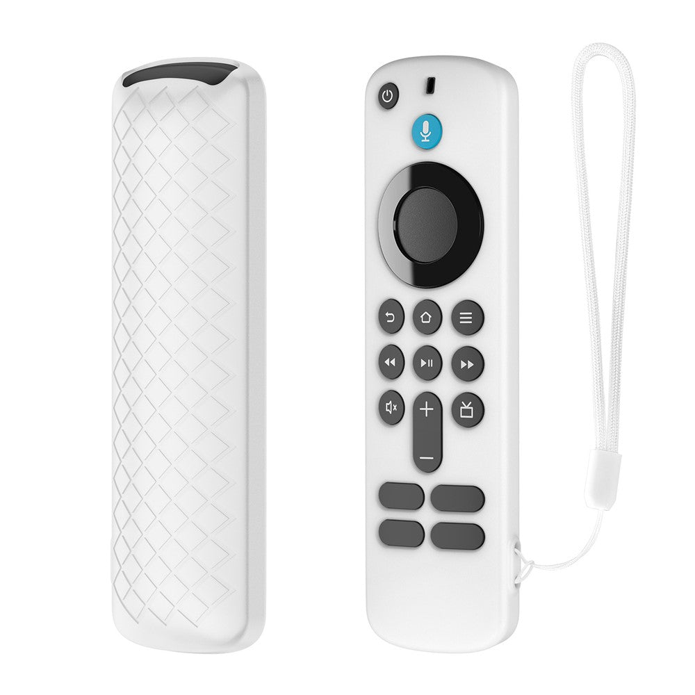 Silikonecover til Amazon Fire TV Stick HD / 4K (nyeste model) fjernbetjening - diamantmønstret stødsikkert beskyttelsescover