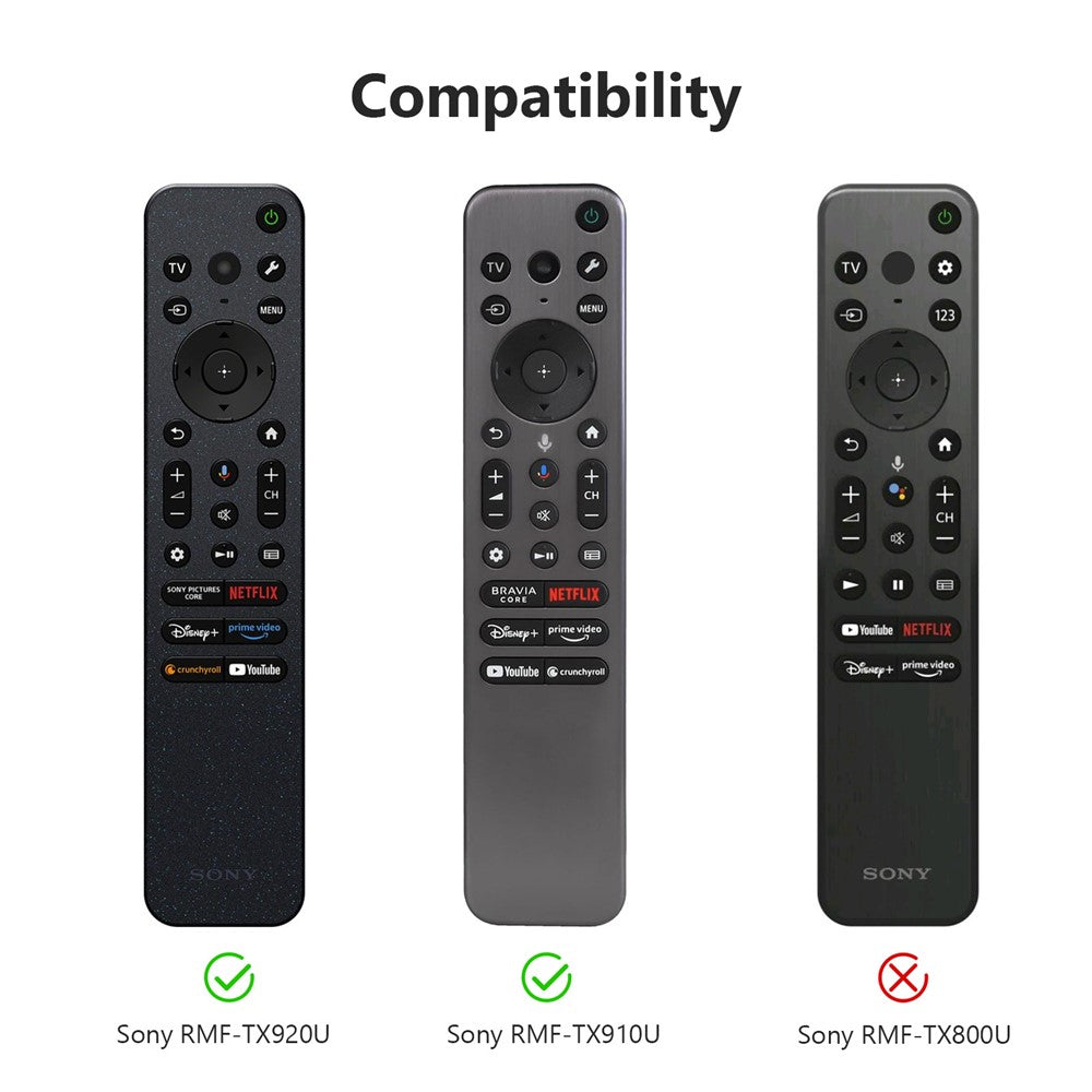 Silicone Case for Sony RMF-TX920U / RMF-TX910U Remote Control Diamond Texture Anti-Slip Shockproof Protective Cover with Wrist Strap