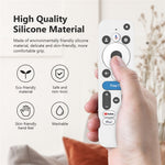 Silicone Case for Walmart onn.Google TV Box 4K Pro (2025) Remote Control Diamond Texture Anti-Slip Protective Cover with Lanyard