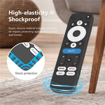 Silicone Case for Walmart onn.Google TV Box 4K Pro (2025) Remote Control Diamond Texture Anti-Slip Protective Cover with Lanyard