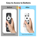 Silicone Protector Cover for Walmart Onn. Android TV 2K FHD Streaming Stick Remote Control Diamond Texture Anti-Slip Protective Case with Lanyard