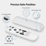 Silicone Protector Cover for Walmart Onn. Android TV 2K FHD Streaming Stick Remote Control Diamond Texture Anti-Slip Protective Case with Lanyard