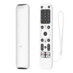 For Homatics Box R 4K Remote Control Silicone Case Diamond Texture Anti-Slip Shockproof Protective Cover with Lanyard