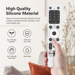 For Homatics Box R 4K Remote Control Silicone Case Diamond Texture Anti-Slip Shockproof Protective Cover with Lanyard