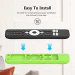 For Homatics Box R 4K Remote Control Silicone Case Diamond Texture Anti-Slip Shockproof Protective Cover with Lanyard