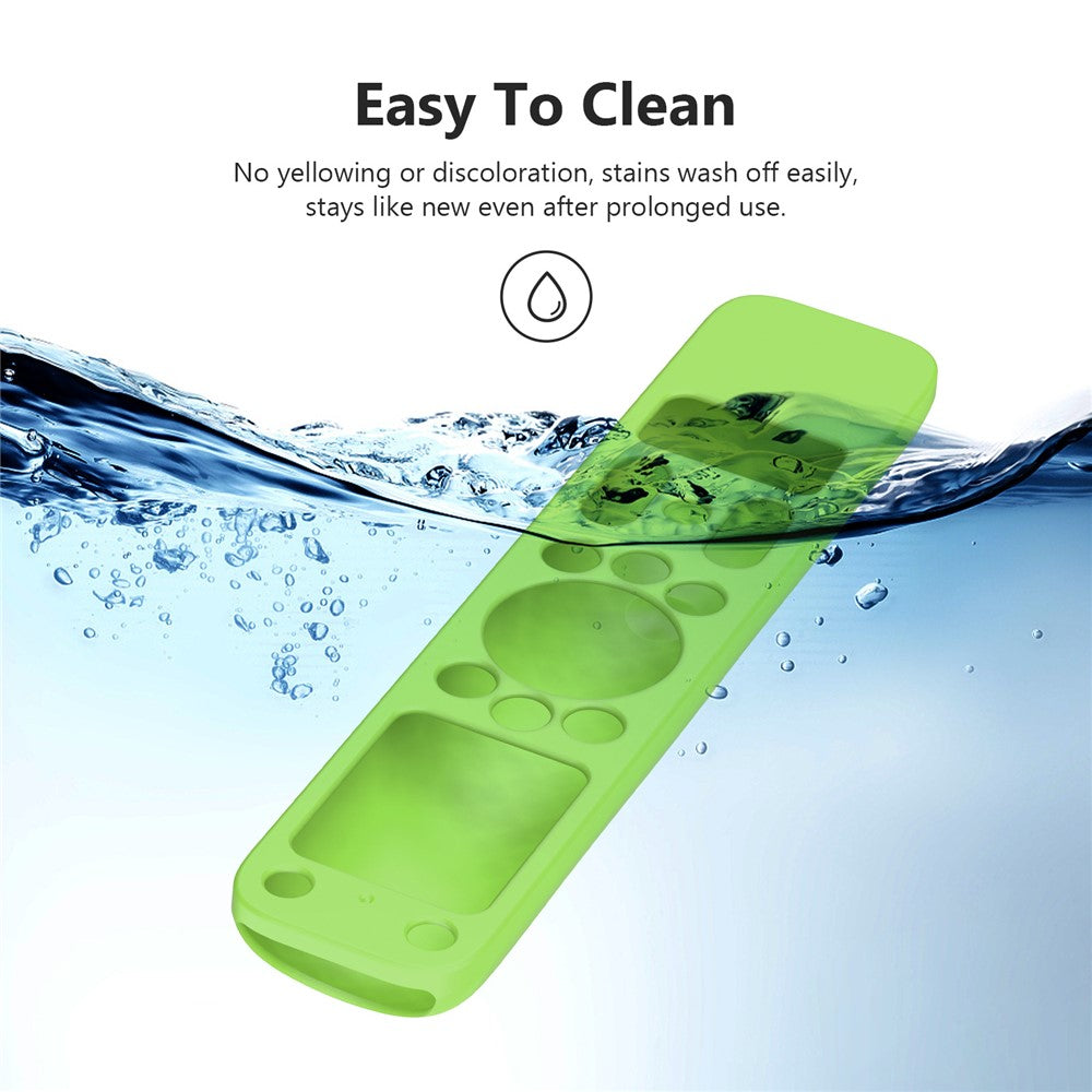 For Homatics Box R 4K Remote Control Silicone Case Diamond Texture Anti-Slip Shockproof Protective Cover with Lanyard