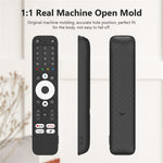 For Homatics Box R 4K Remote Control Silicone Case Diamond Texture Anti-Slip Shockproof Protective Cover with Lanyard
