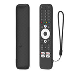 For Homatics Box R 4K Remote Control Silicone Case Diamond Texture Anti-Slip Shockproof Protective Cover with Lanyard