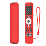 For Homatics Box R 4K Remote Control Silicone Case Diamond Texture Anti-Slip Shockproof Protective Cover with Lanyard