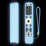 For Homatics Box R 4K Remote Control Silicone Case Diamond Texture Anti-Slip Shockproof Protective Cover with Lanyard