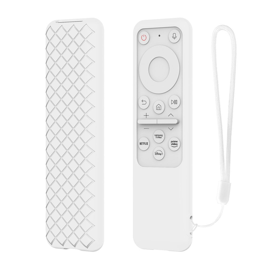 Silicone Case for Samsung BP59-00149A / BP59-00149B / TM2261S Monitor Series M7 / M8 Smart Remote Control Shockproof Anti-Slip Protective Cover with Lanyard