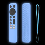 Silicone Remote Control Cover for OnePlus TV Q2 Pro Anti-Drop Shockproof Dust-proof Protective Case with Lanyard