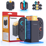 TRANSNOVO S73-018 6 in 1 Charging Dock for Nintendo Switch 2 / OLED / Switch Joy-Con Charger Stand with RGB Light