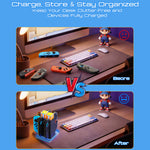 TRANSNOVO S73-018 6 in 1 Charging Dock for Nintendo Switch 2 / OLED / Switch Joy-Con Charger Stand with RGB Light
