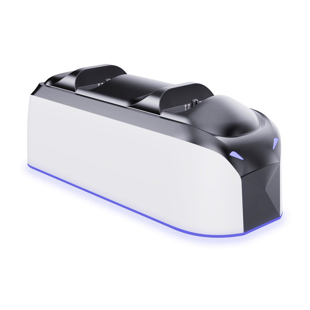 SP-0503 Dual Controller Charging Station for Sony PlayStation 5 / Slim / Pro / DualSense Edge Charging Dock with RGB Ambient Light