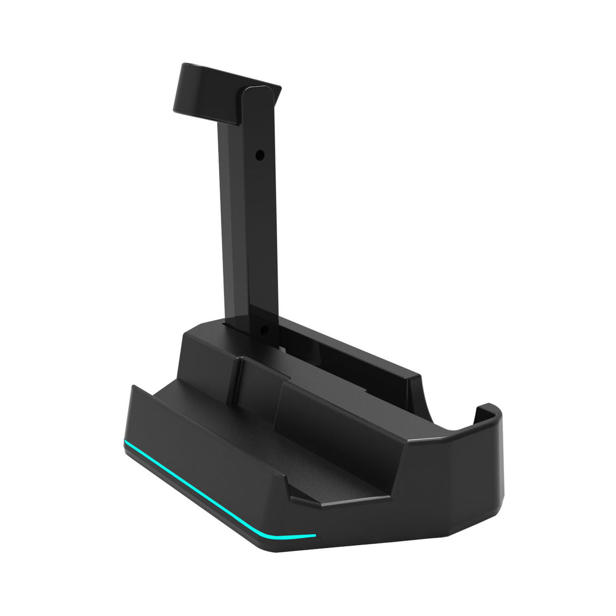 KJH-opladningsdock til Asus ROG Xbox Ally X (2025)/Ally (2025) magnetisk hurtigopladningsstander med LED-lysbånd