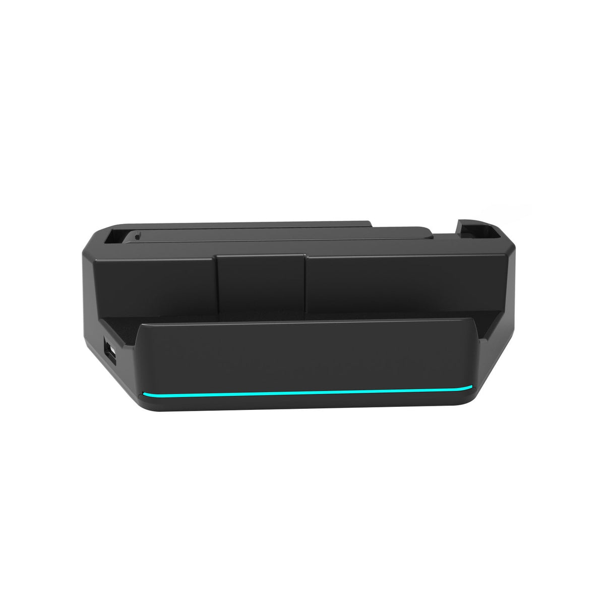KJH-opladningsdock til Asus ROG Xbox Ally X (2025)/Ally (2025) magnetisk hurtigopladningsstander med LED-lysbånd