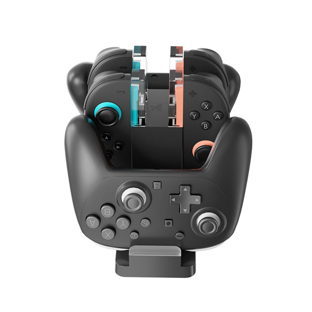 IPLAY HBS-2862 For Nintendo Switch 2/Switch 2 Pro/Switch Pro 6 in 1 Charging Dock Joy-Con Controller Charging Base