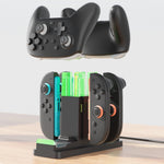 IPLAY HBS-2862 For Nintendo Switch 2/Switch 2 Pro/Switch Pro 6 in 1 Charging Dock Joy-Con Controller Charging Base
