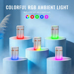 JYS-X160 RGB Lighting 4-Slot Battery Charging Station with 4Pcs 1600mAh AA Lithium Batteries for VR Controllers