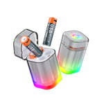 JYS-X160 RGB Lighting 4-Slot Battery Charging Station with 4Pcs 1600mAh AA Lithium Batteries for VR Controllers
