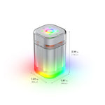JYS-X160 RGB Lighting 4-Slot Battery Charging Station with 4Pcs 1600mAh AA Lithium Batteries for VR Controllers