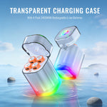 JYS-X160 RGB Lighting 4-Slot Battery Charging Station with 4Pcs 1600mAh AA Lithium Batteries for VR Controllers