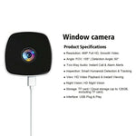 4MP Window Security Camera WiFi Dual-Band Night Vision Human Detection Two-Way Audio Safety Camera (No Memory Card)