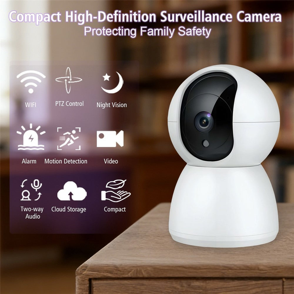 M12 Two-way Audio WiFi Security Camera Motion Detection Night Vision 360 Degree PTZ IP Camera