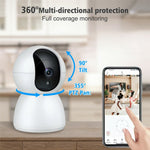 M12 Two-way Audio WiFi Security Camera Motion Detection Night Vision 360 Degree PTZ IP Camera
