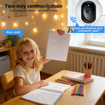 M12 Two-way Audio WiFi Security Camera Motion Detection Night Vision 360 Degree PTZ IP Camera