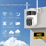 BD03 Dual Lens PTZ Security Camera IP66 Waterproof AI Detection Night Vision WiFi Surveillance Camera