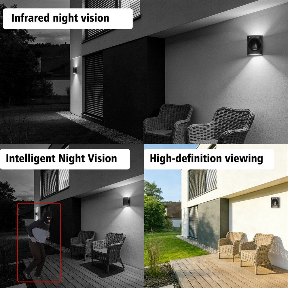 BD03 Dual Lens PTZ Security Camera IP66 Waterproof AI Detection Night Vision WiFi Surveillance Camera