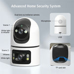 M15 Dual Lens WiFi Security Camera 6MP Pan Tilt Two Way Audio Night Vision IP Camera (without TF Card)