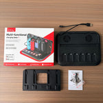 IPLAY HBS-2879 Cooling Stand for Nintendo Switch 2 / OLED / Switch RGB Lighting Charging Dock with Game Card Storage