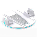 8057 Dual Controller Charging Station for Sony PlayStation 5 / 5 Slim / 5 Pro Console Stand Headphone Holder