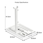 IPLAY HBP-534 Cooling Stand for Sony PlayStation 5/5 Pro/5 Slim Digital/Disc Version Dual Controller Charging Station with Fan Headset Holder