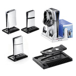 IPLAY HBP-534 Cooling Stand for Sony PlayStation 5/5 Pro/5 Slim Digital/Disc Version Dual Controller Charging Station with Fan Headset Holder