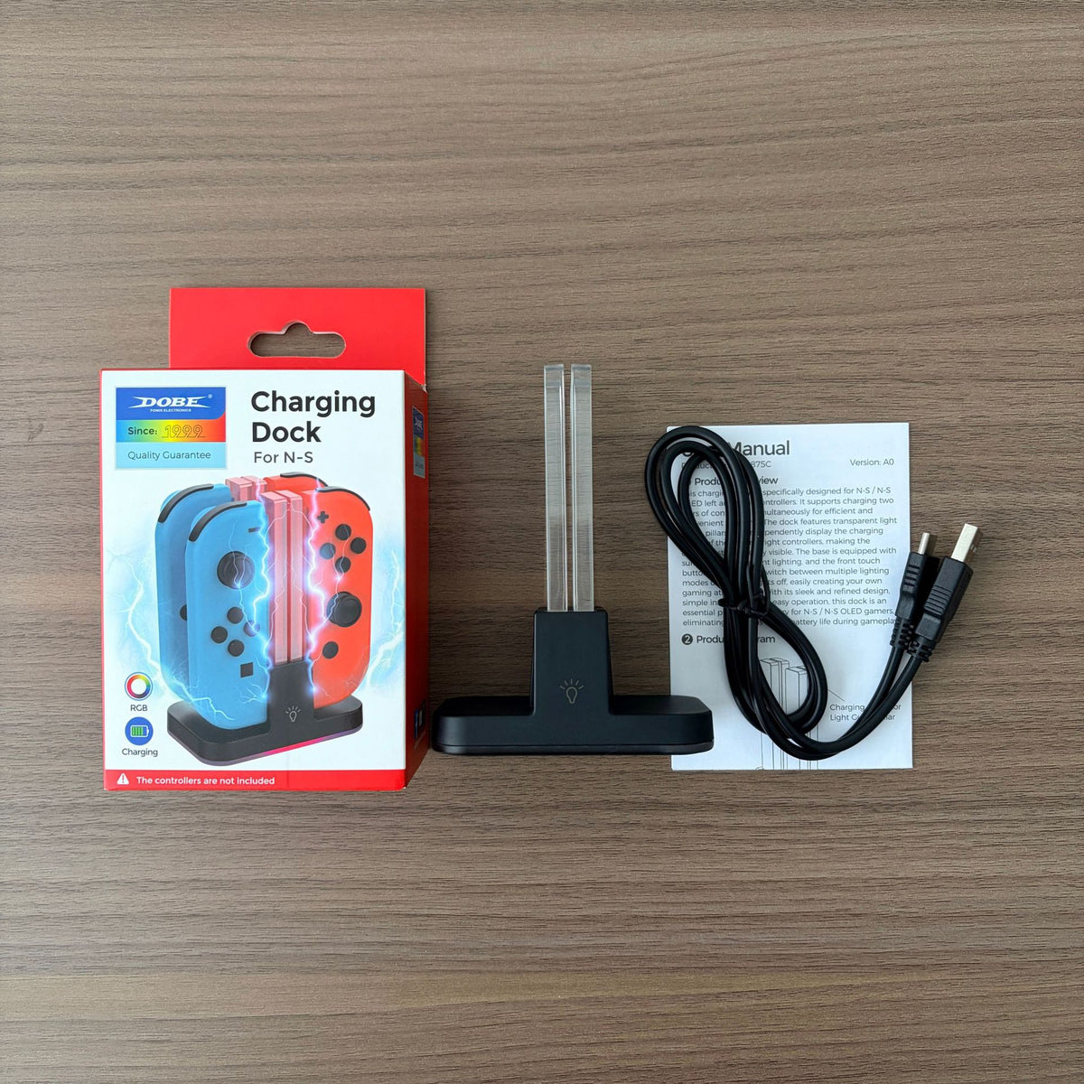 DOBE FOMIS ELECTRONICS TNS-875C 4-in-1 Charging Station for Nintendo Switch OLED/Switch Joy-Con Controller