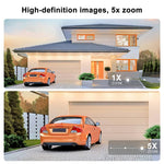 K6W-2 2K Dual Lens Window WiFi Camera Drill-Free Security Camera for Home and Shop Use