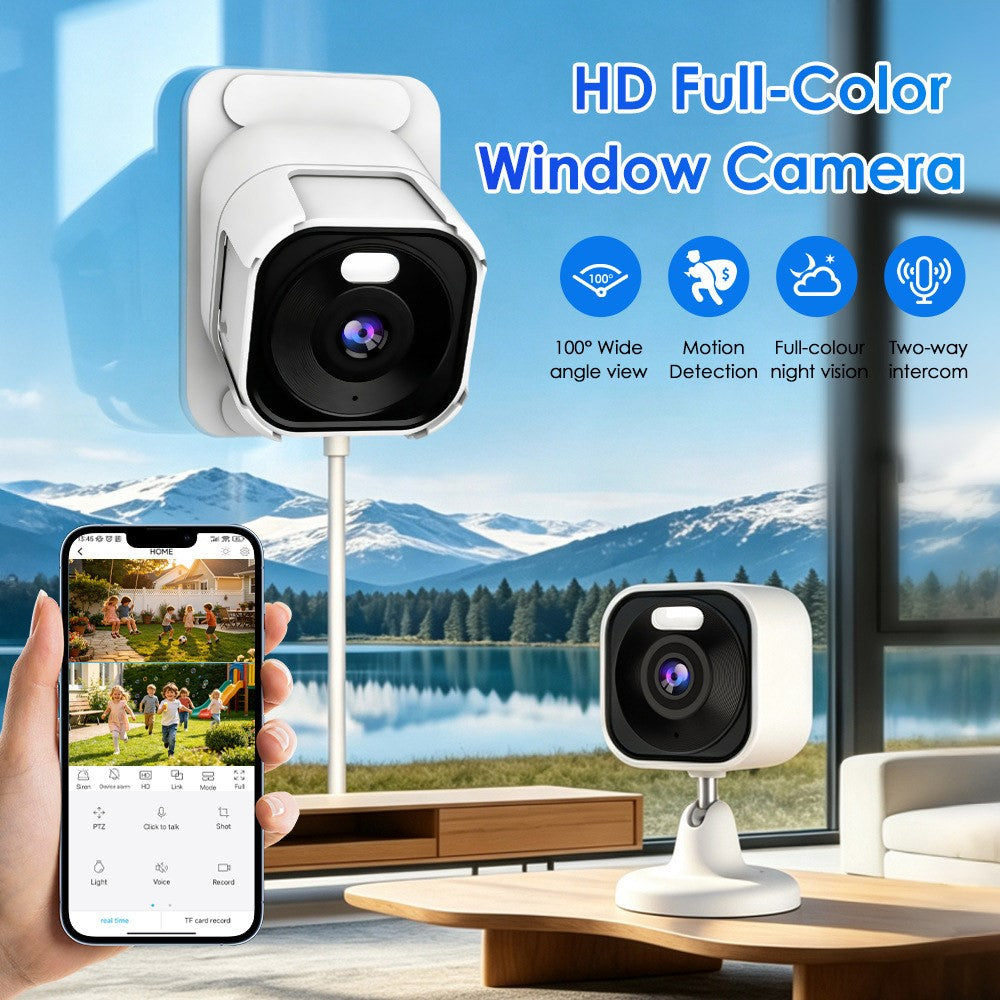 K15 1080P 3MP Security Camera 100 Degree Wide Angle IP66 WiFi Color Night Vision Two-Way Audio IP Camera