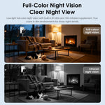 K15 1080P 3MP Security Camera 100 Degree Wide Angle IP66 WiFi Color Night Vision Two-Way Audio IP Camera