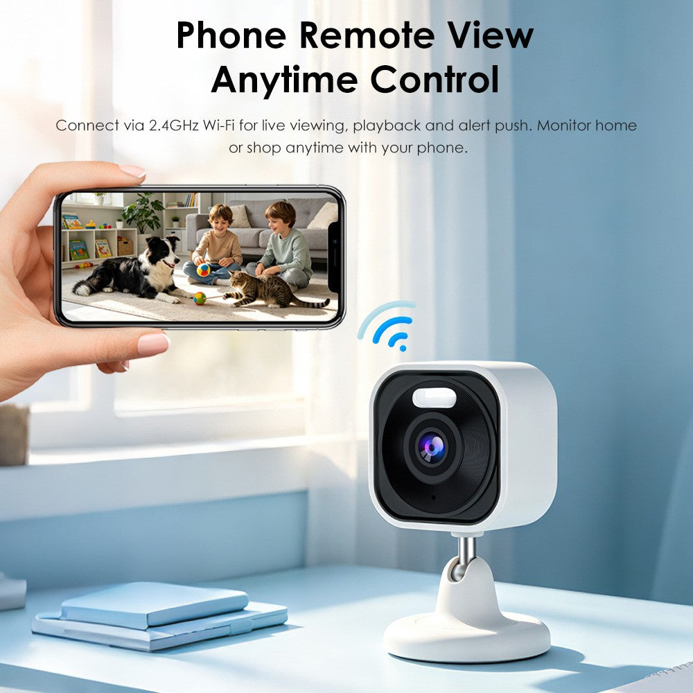 K15 1080P 3MP Security Camera 100 Degree Wide Angle IP66 WiFi Color Night Vision Two-Way Audio IP Camera